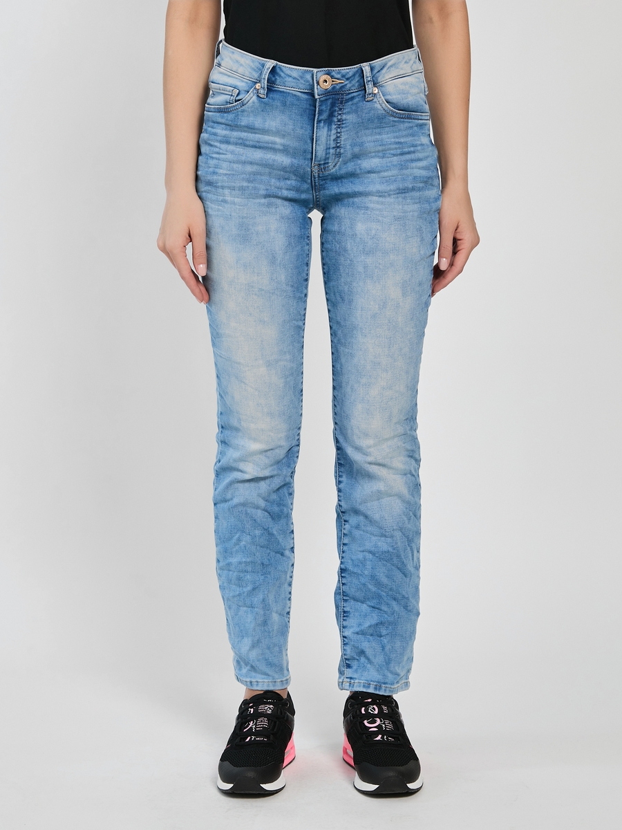 джинсы RO:MY:R422 jogg bleached blue