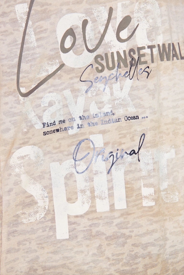 футболка  milky beige