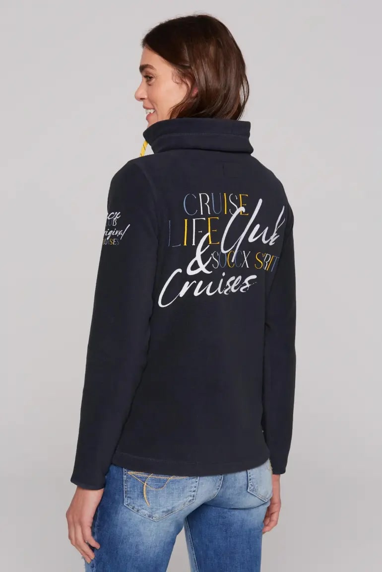 толстовка fleece blue navy