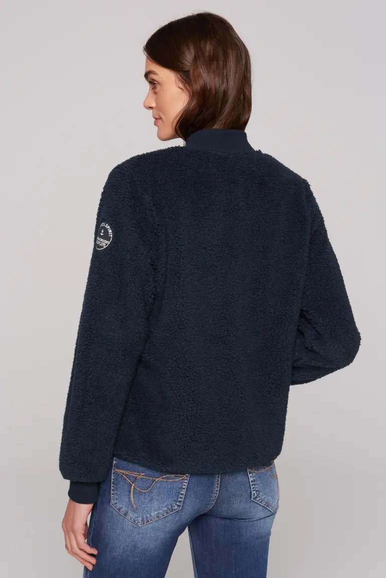 толстовка sherpa blue navy