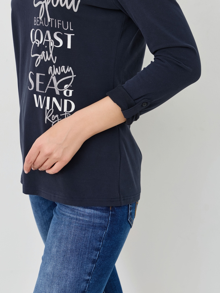 лонгслив blue navy