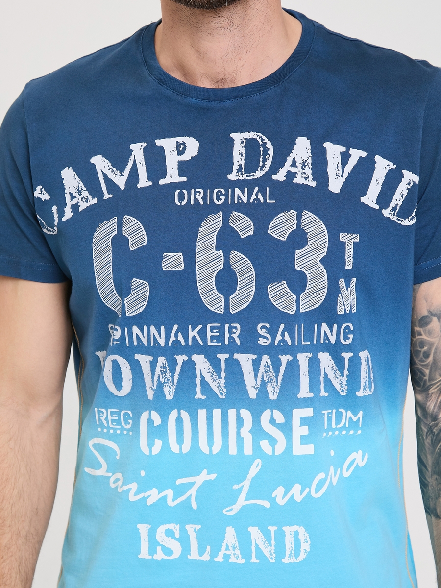 футболка blue navy / summer aqua
