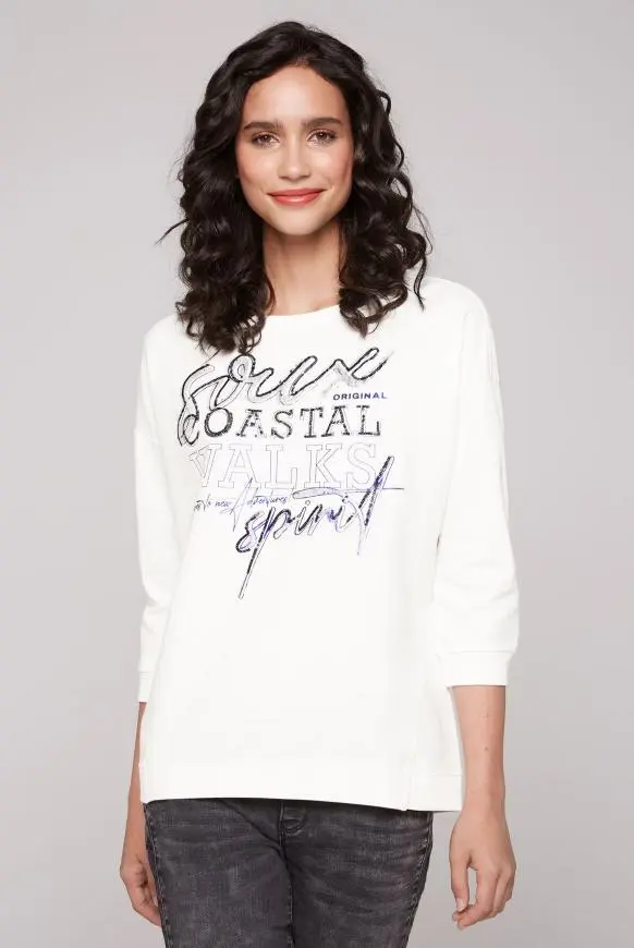 свитшот oversize ivory