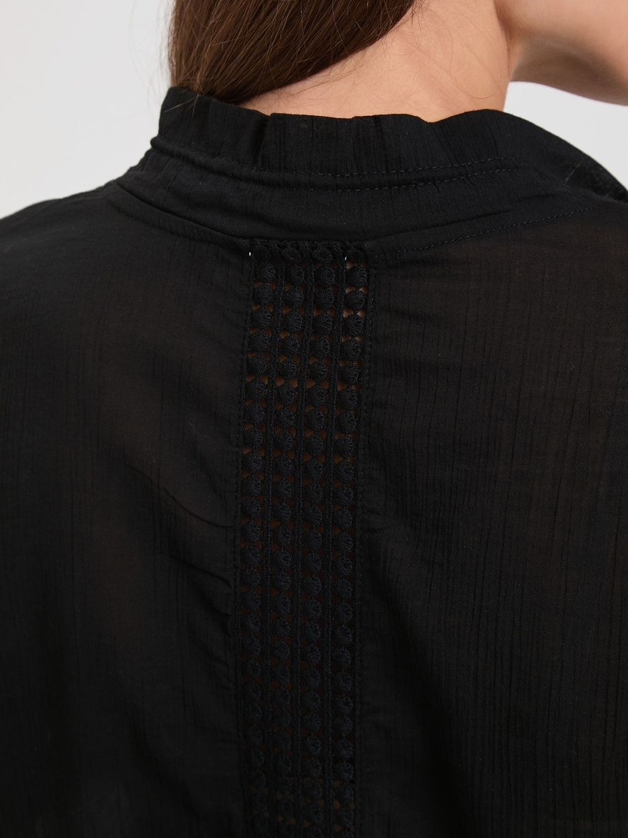 блуза oversize black