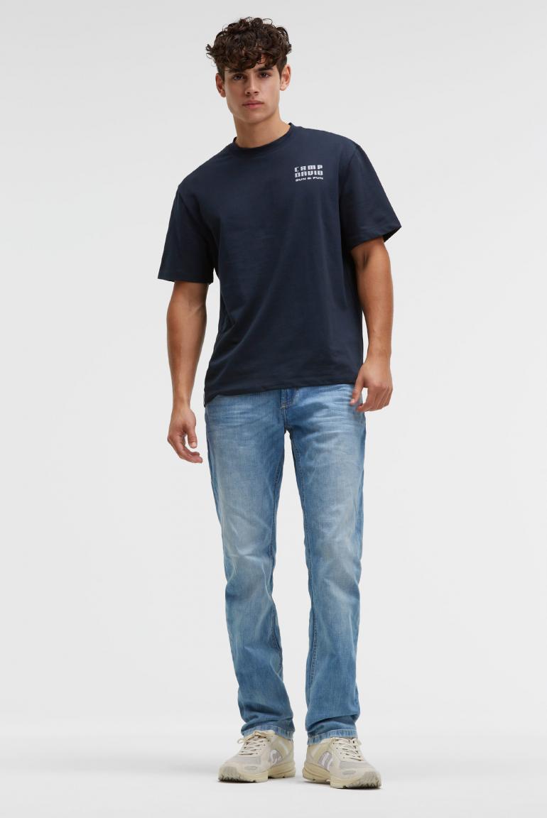 футболка relaxed fit blue navy