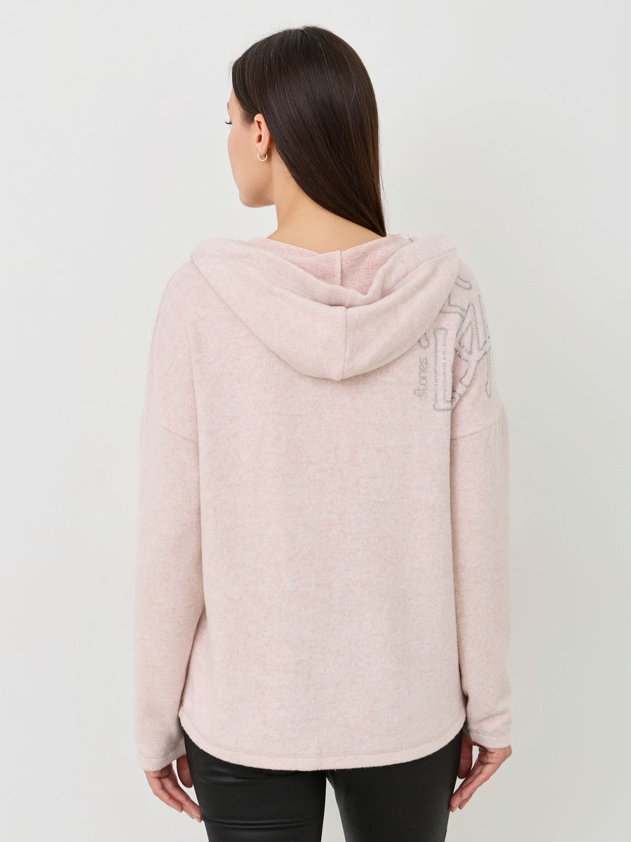 пуловер с капюшоном rose blush