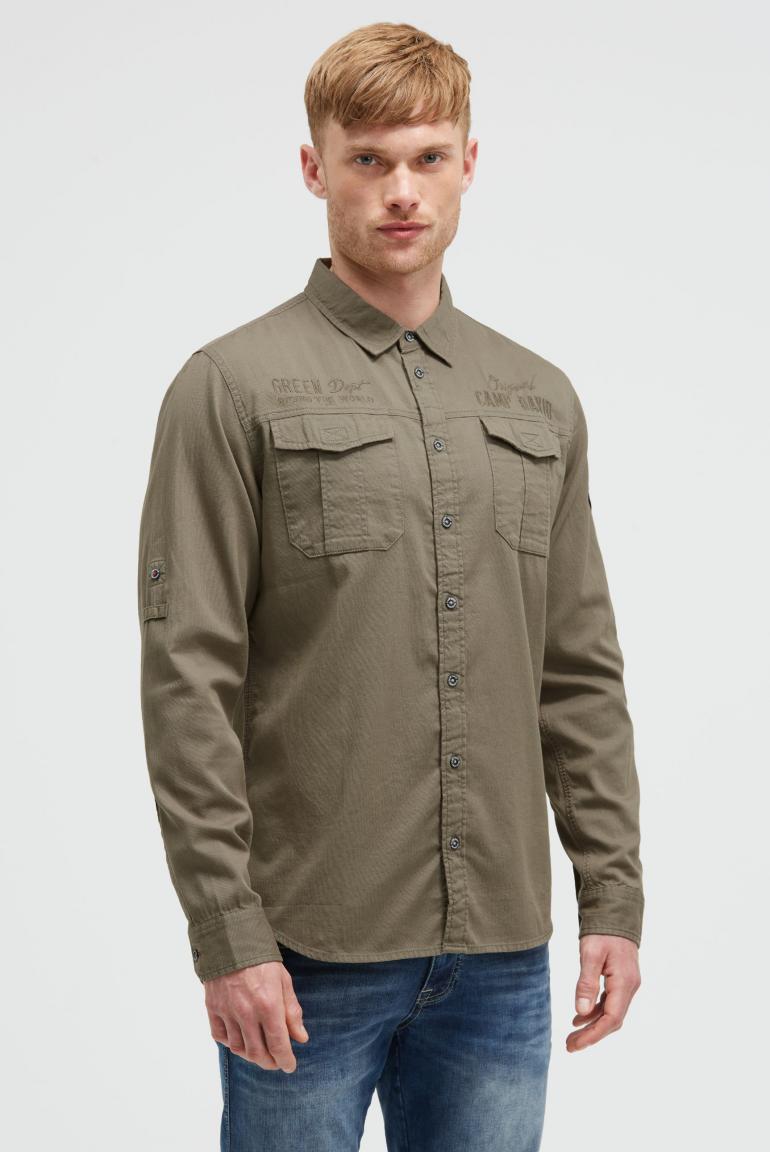 рубашка vintage khaki