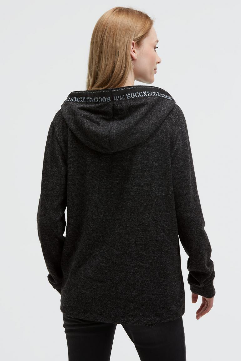 худи black melange