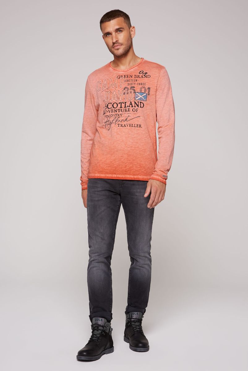 лонгслив burnt orange