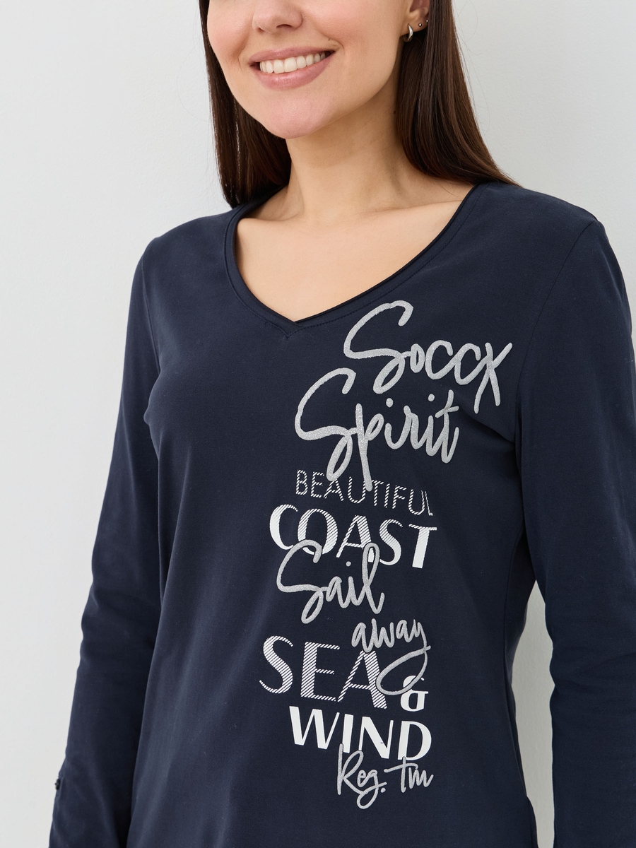 лонгслив blue navy