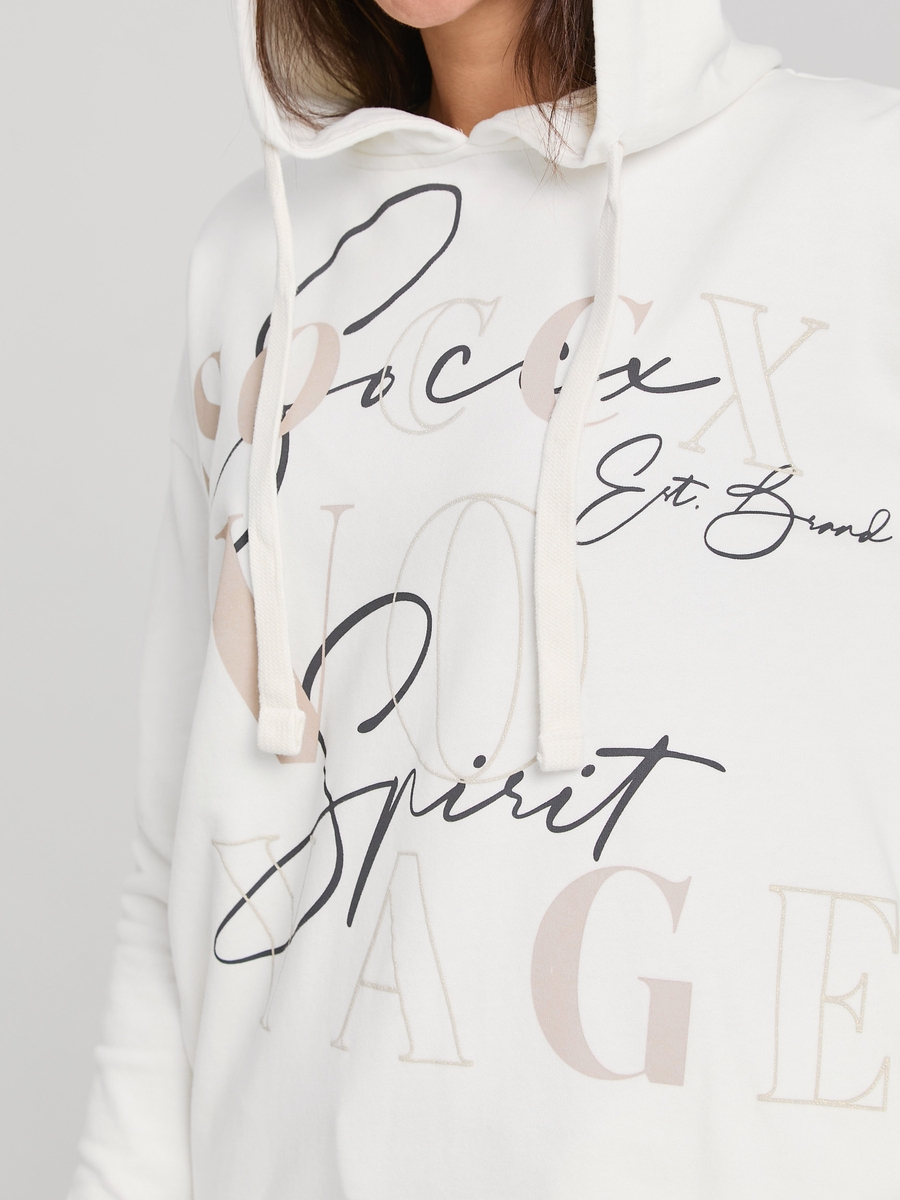 худи oversize ivory