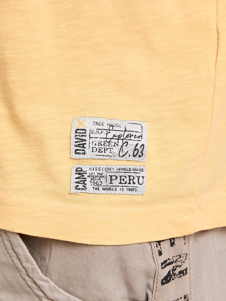 футболка  GOTS 100% mountain yellow