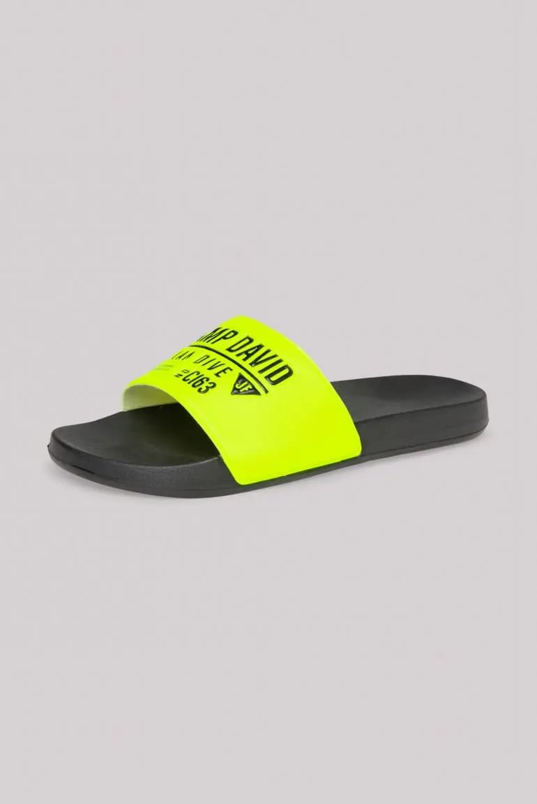 шлепанцы neon lime