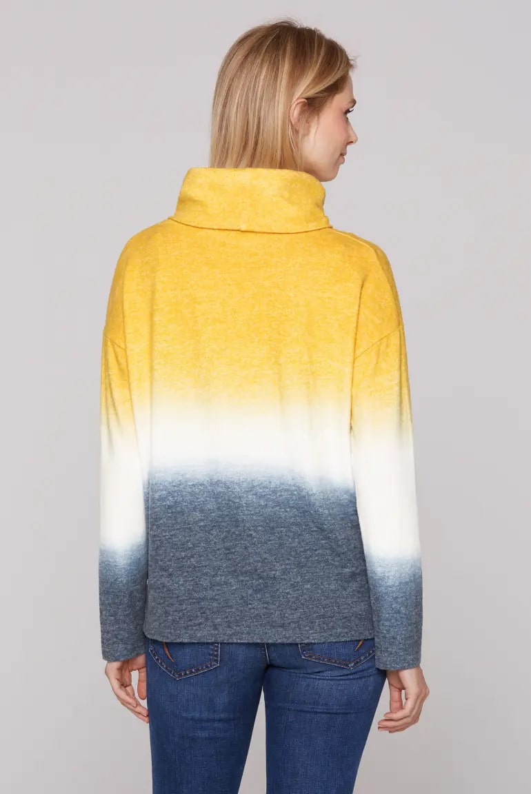 пуловер dip dye golden honey