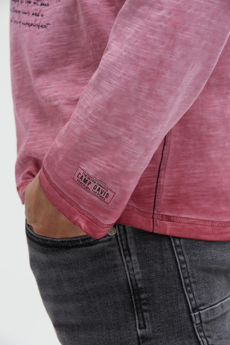 лонгслив brick red