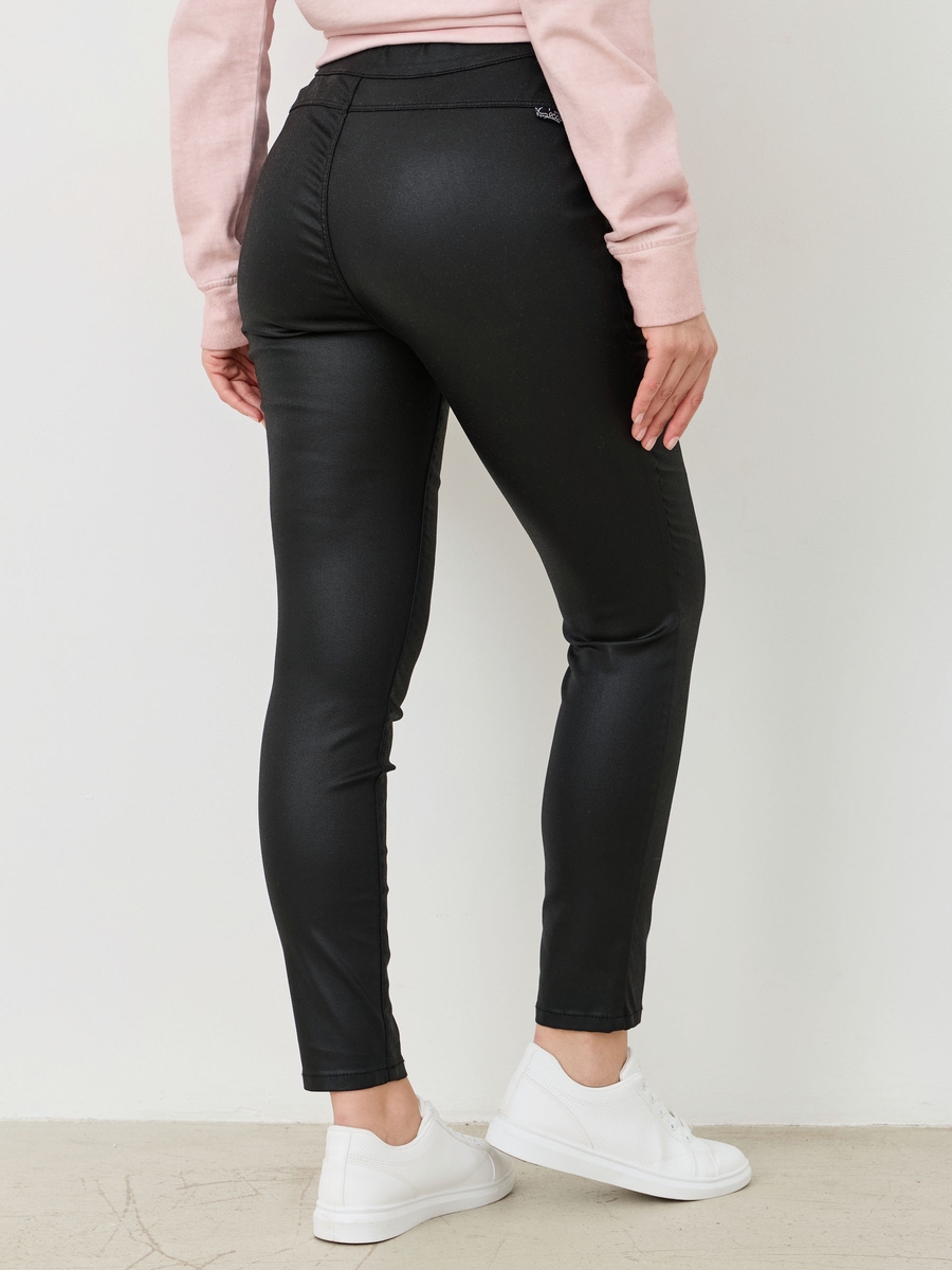 джинсы PI:A:jeggins black waxed