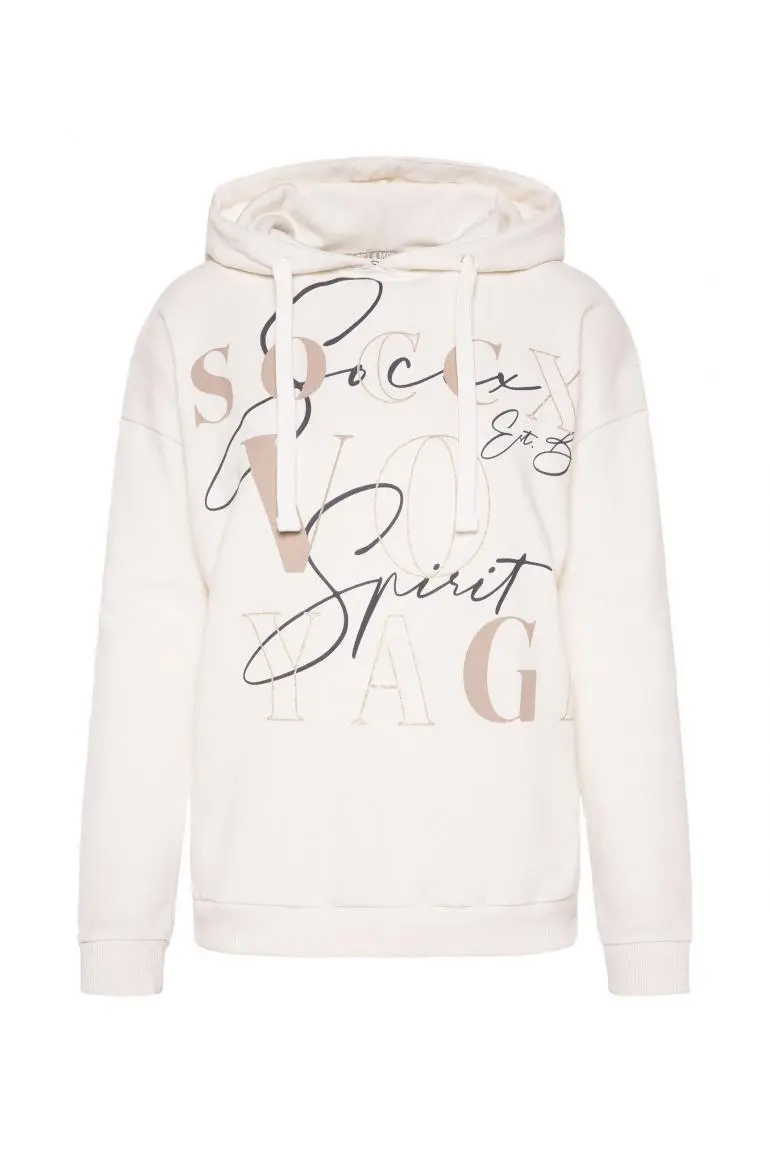 худи oversize ivory