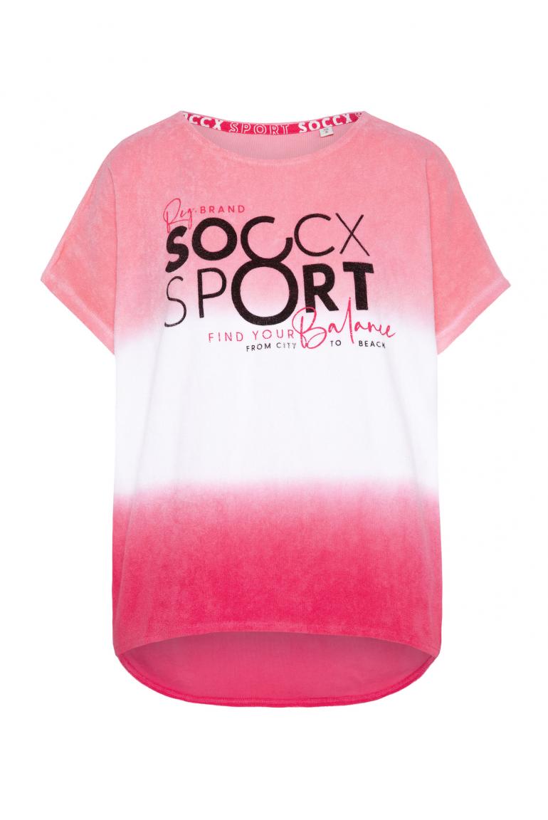 свитшот oversize light coral pink / coral pink