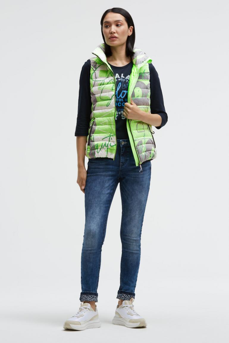 жилет neon leaf