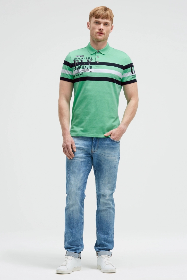 поло  flight green