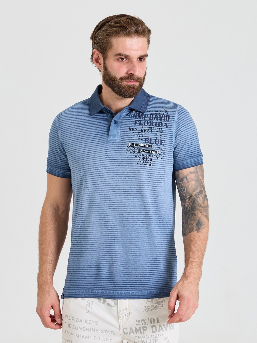 поло concrete blue