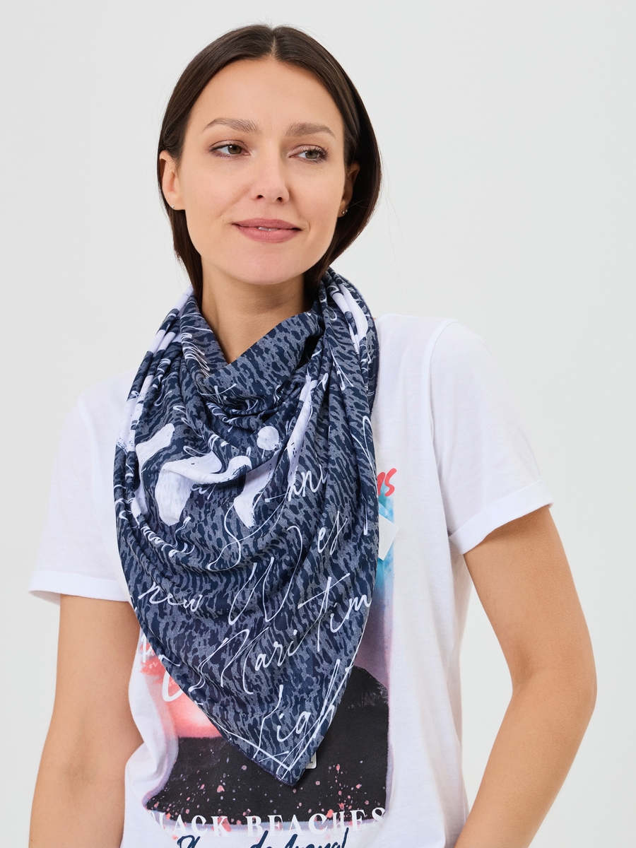 шарф blue navy