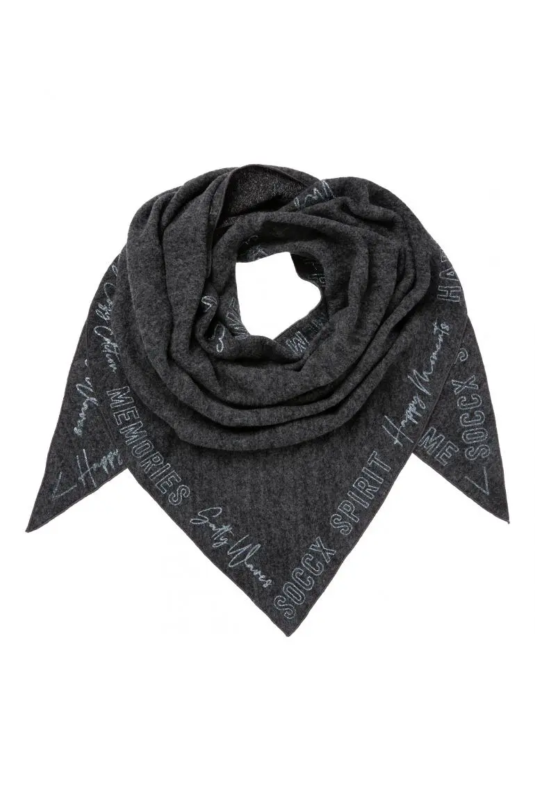 шарф black melange