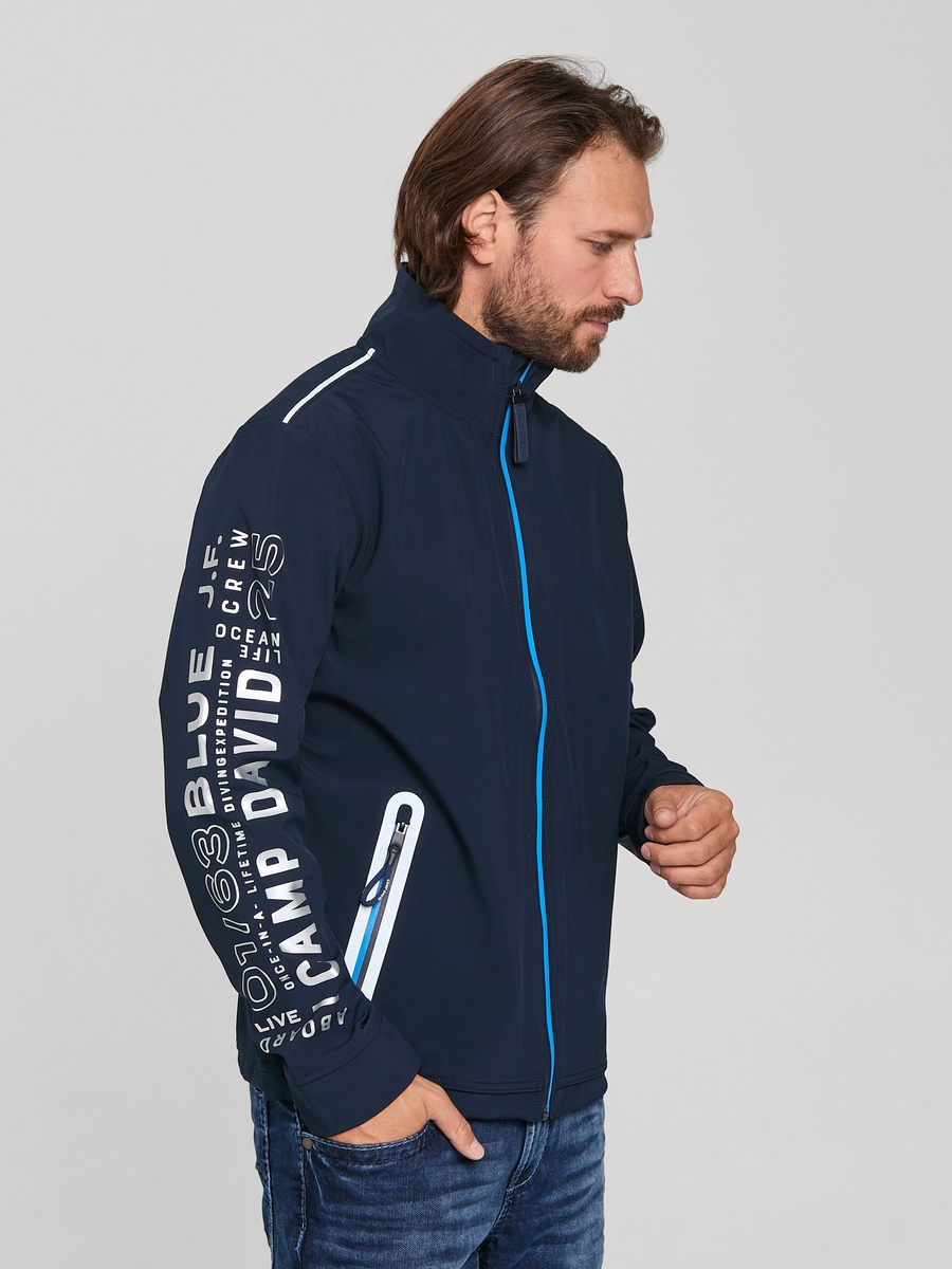 куртка softshell blue navy