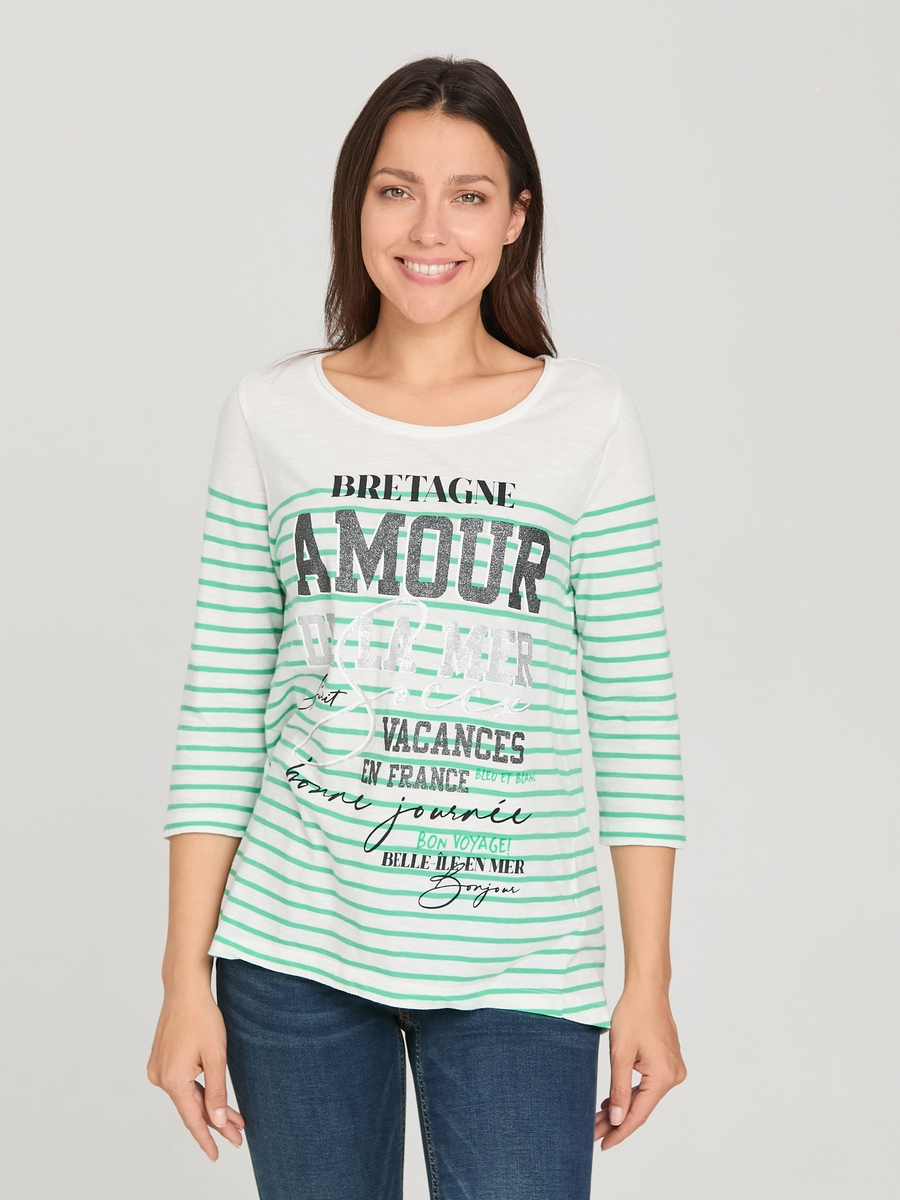 футболка 3/4 ivory