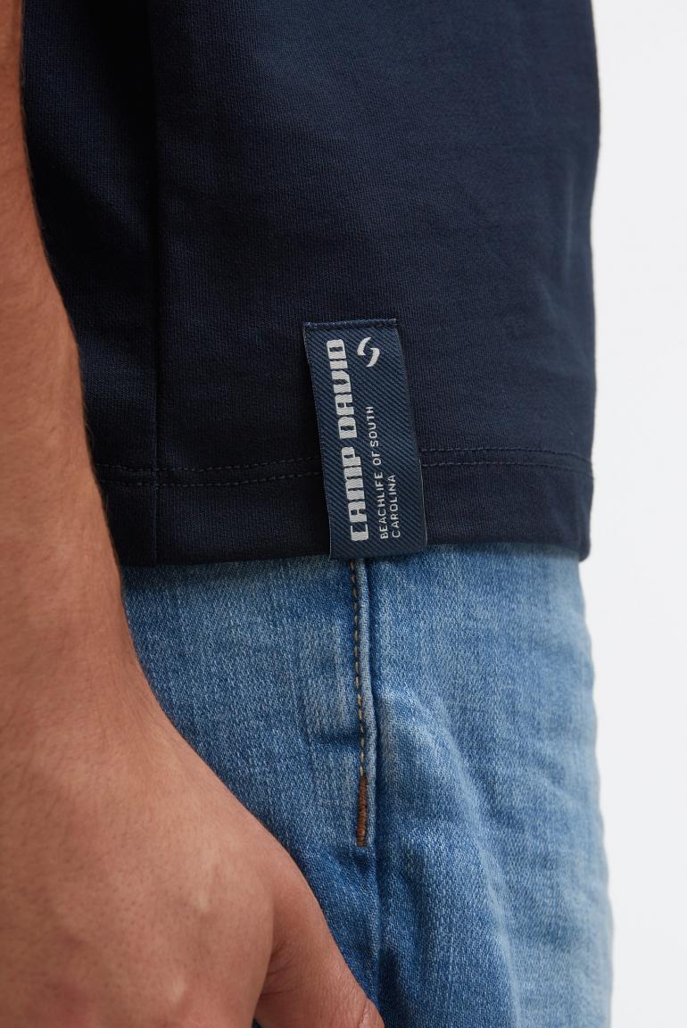 футболка relaxed fit blue navy