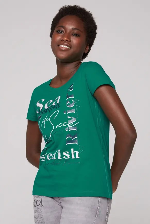 футболка bottle green