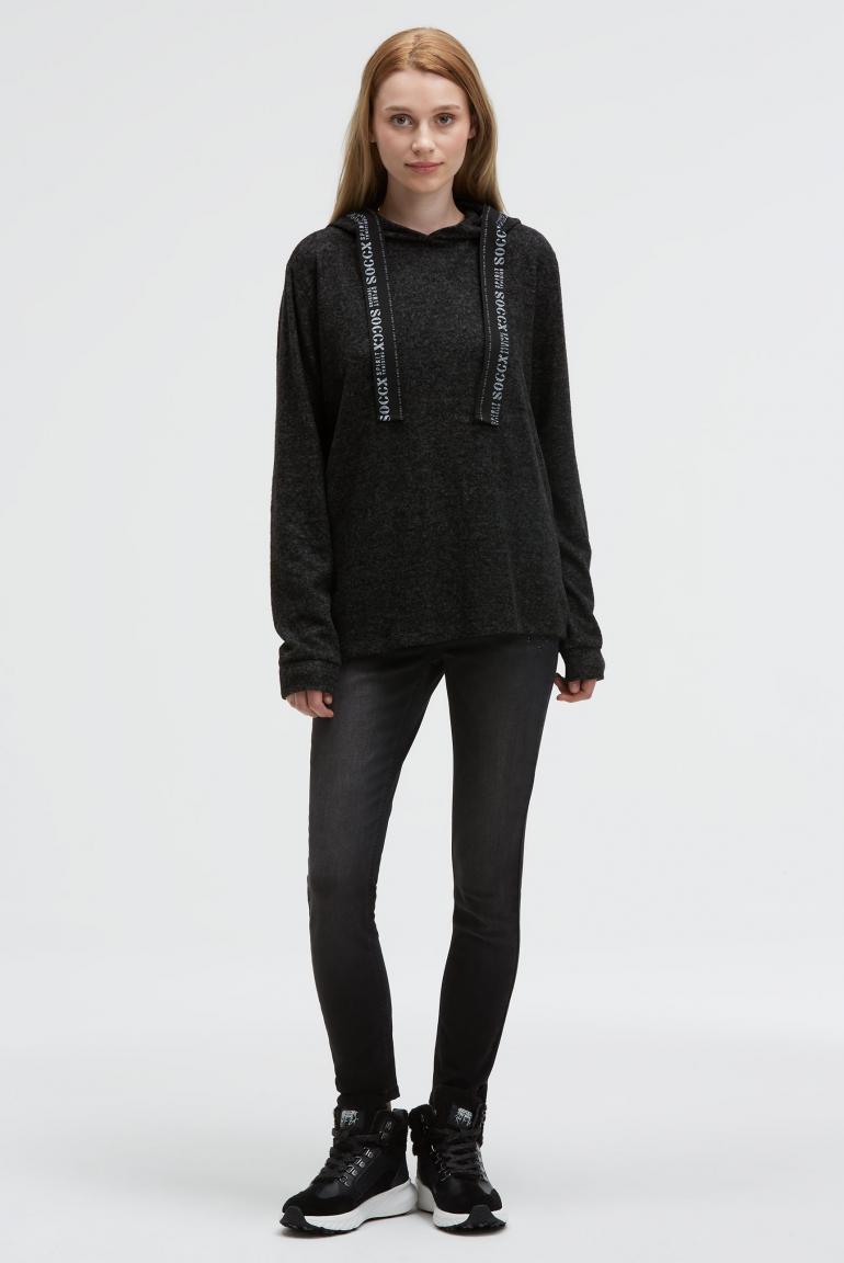 худи black melange