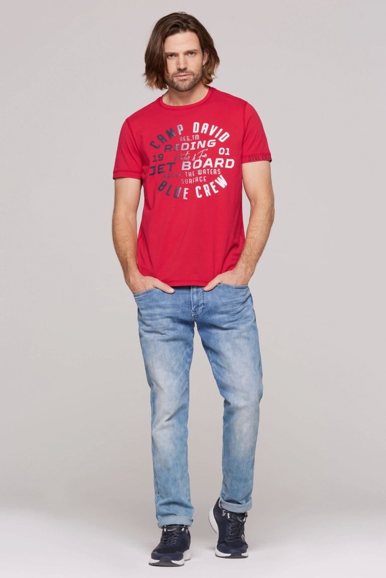 футболка nautical red