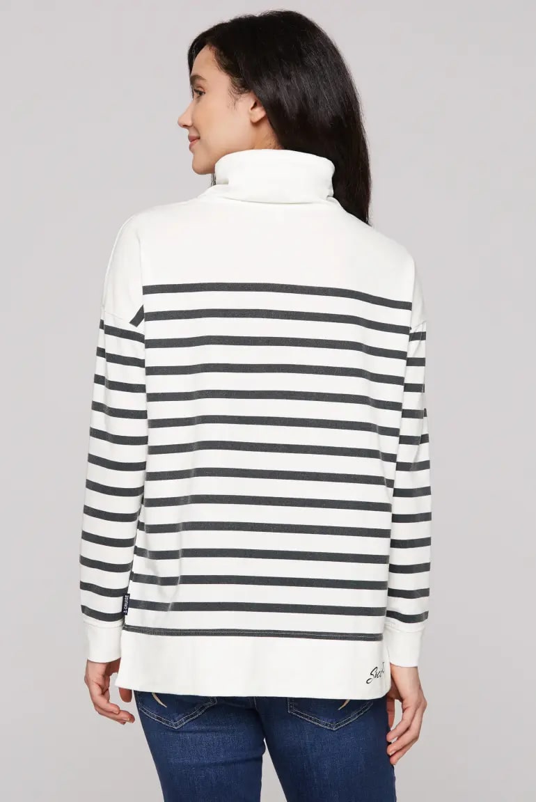 свитшот ivory / blue navy