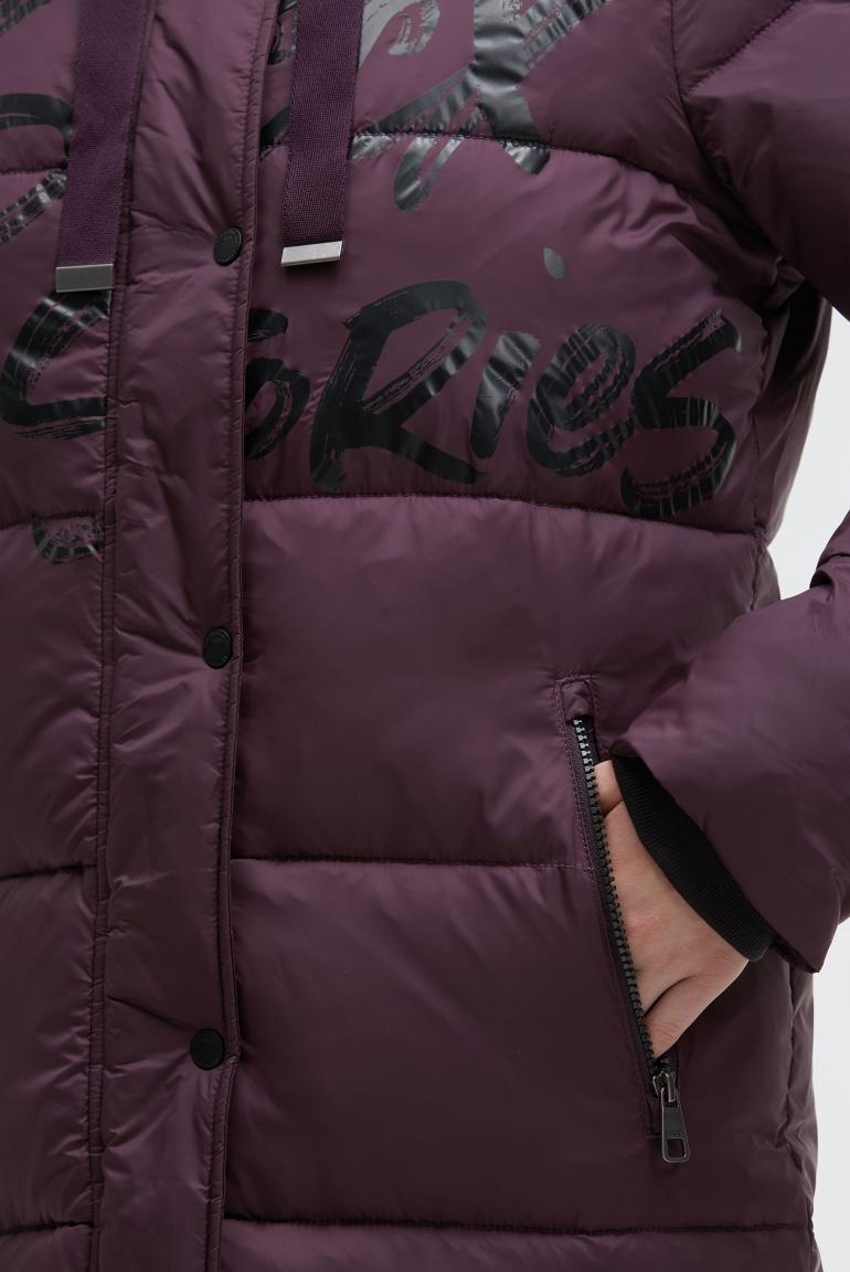 пальто night plum