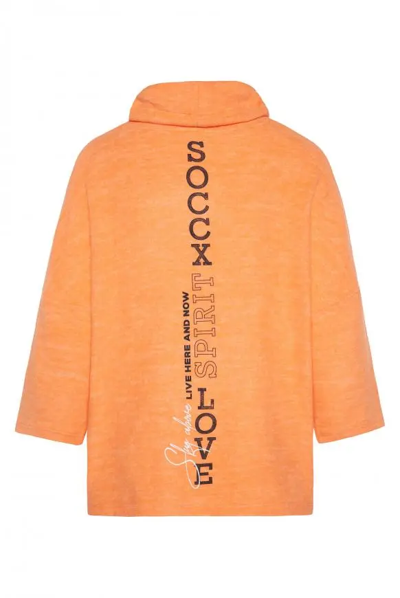 пуловер oversize apricot blush