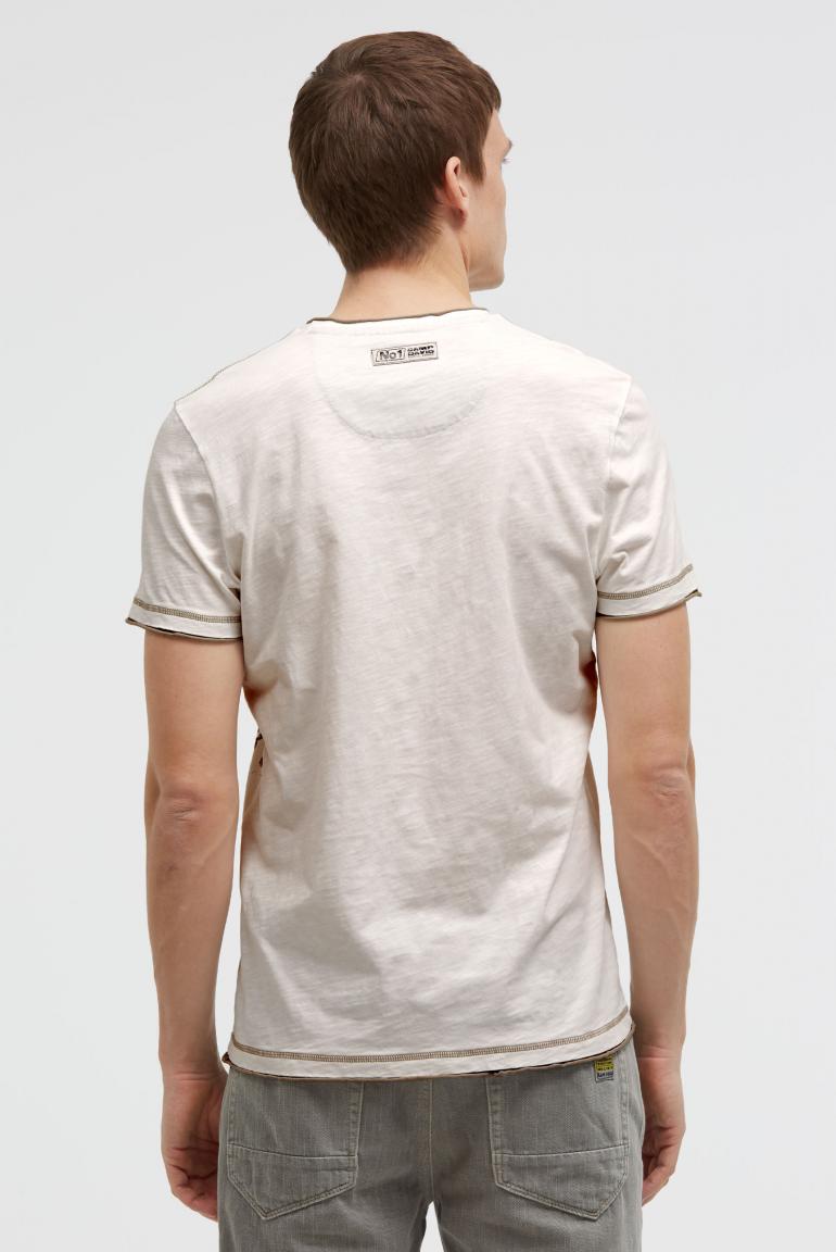 футболка v-neck ivory