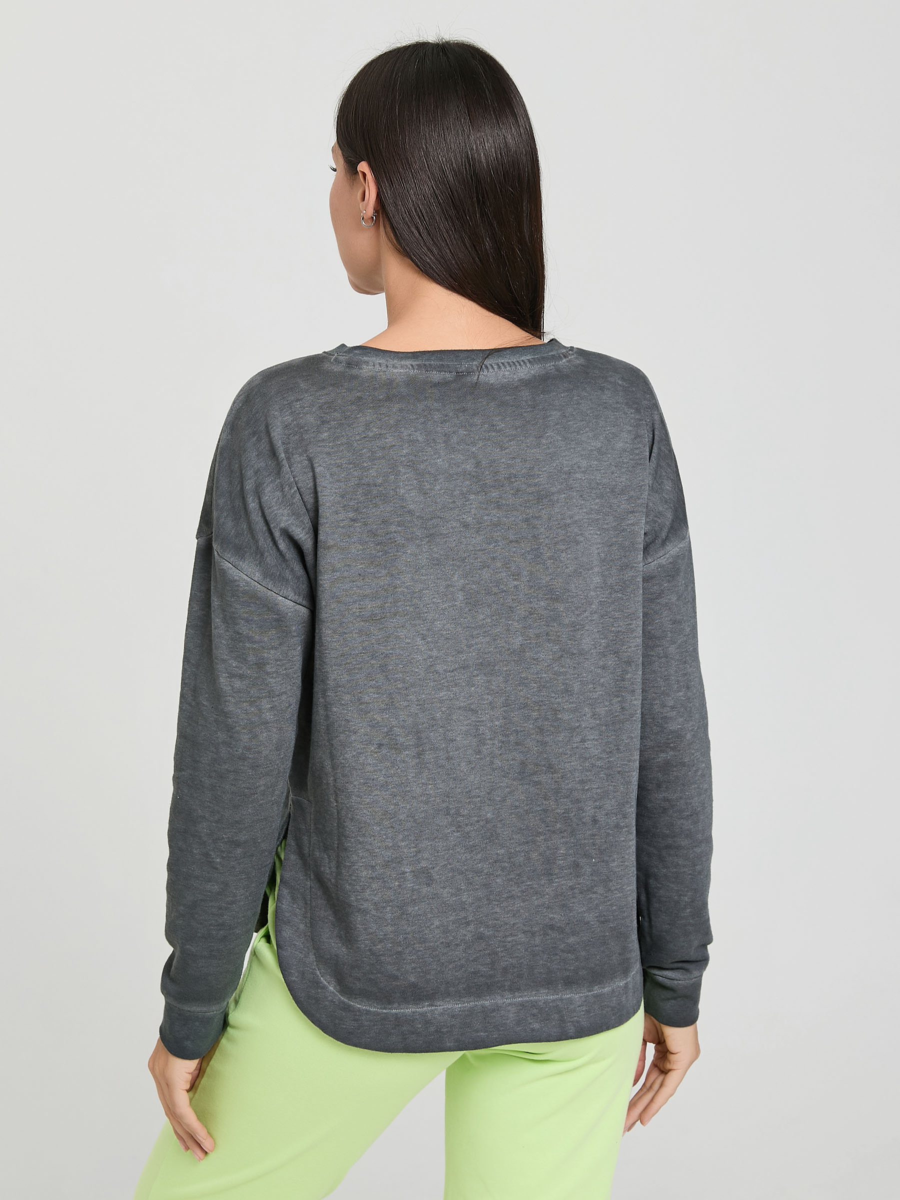 свитшот washed black