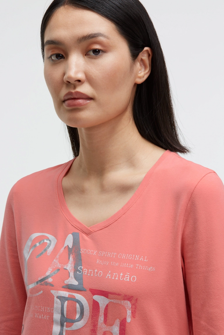 лонгслив apricot sunset