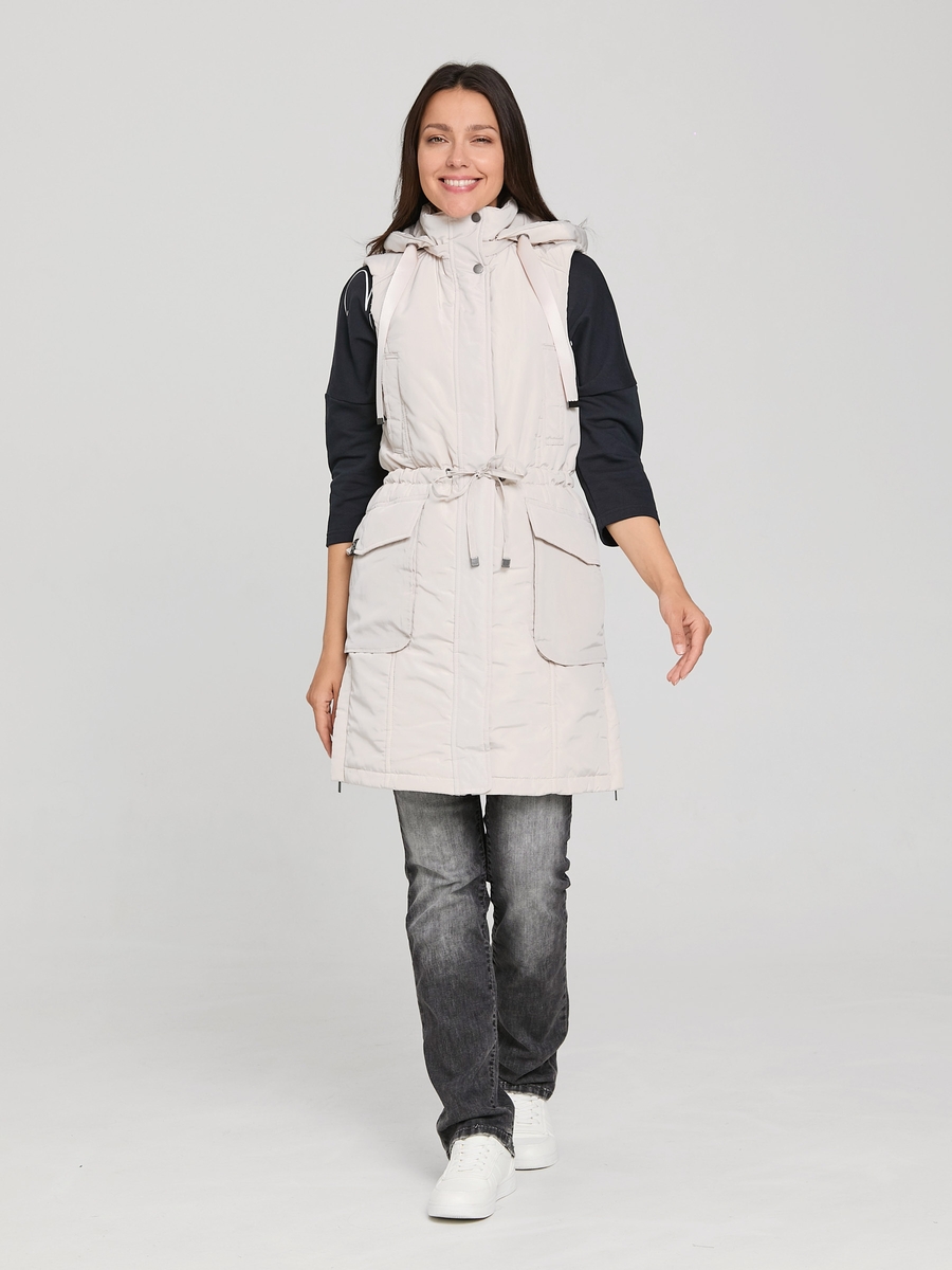 жилет удлиненный clear sand