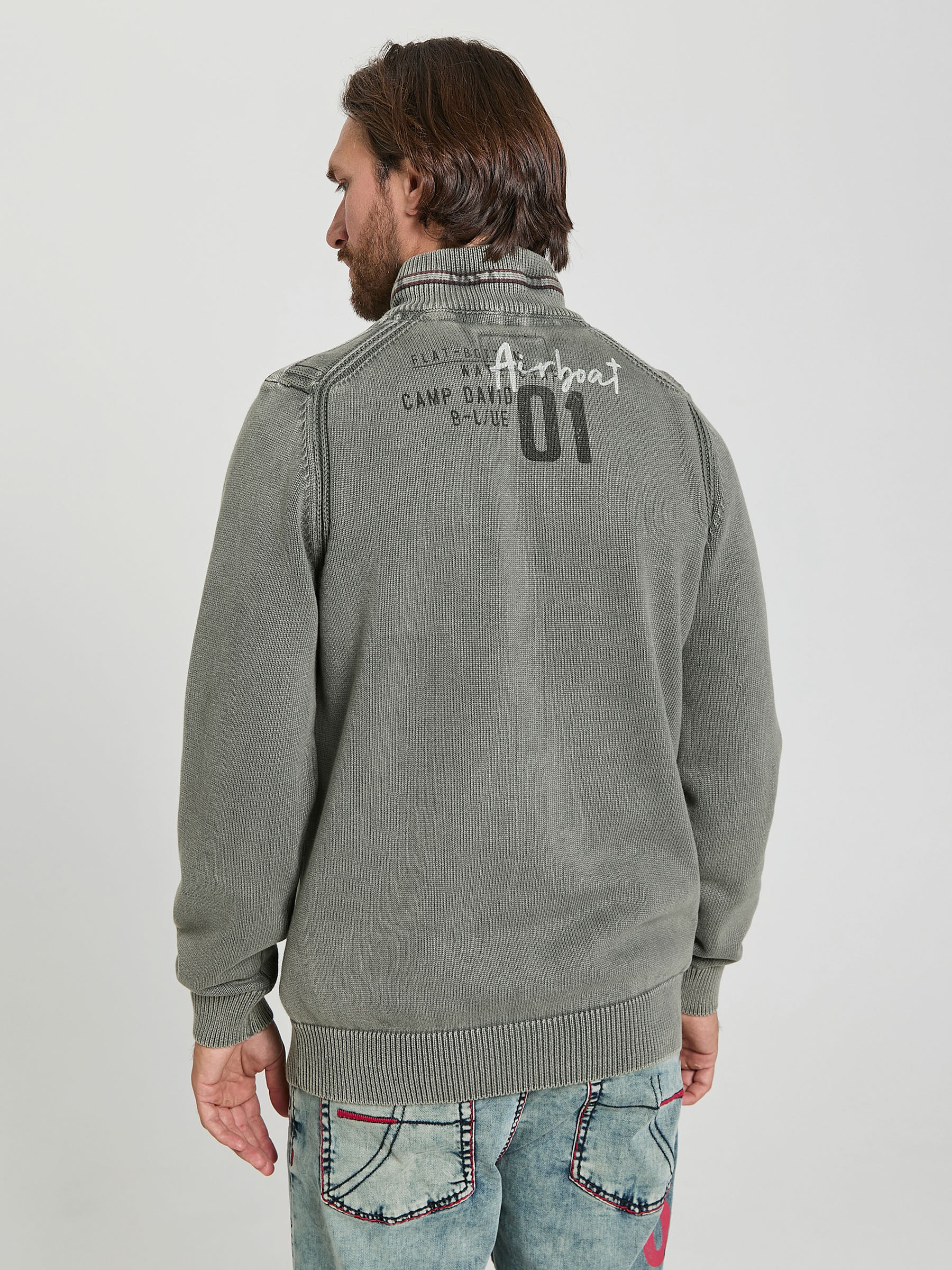пуловер medium khaki