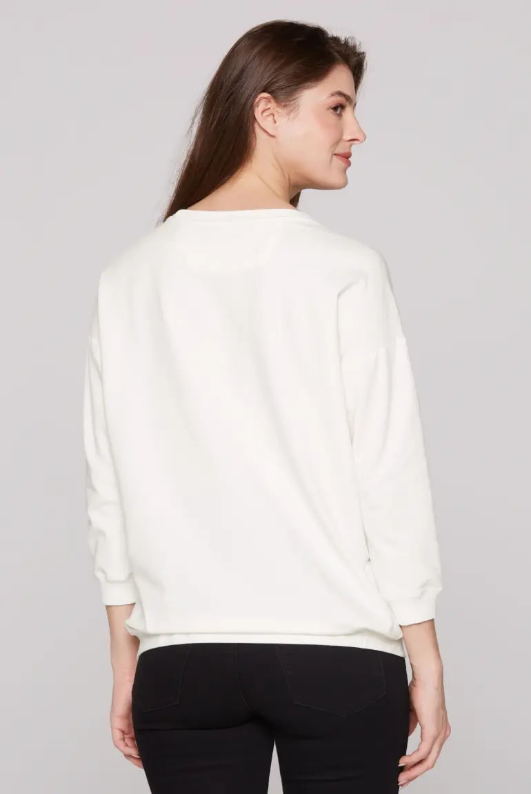 свитшот oversize ivory