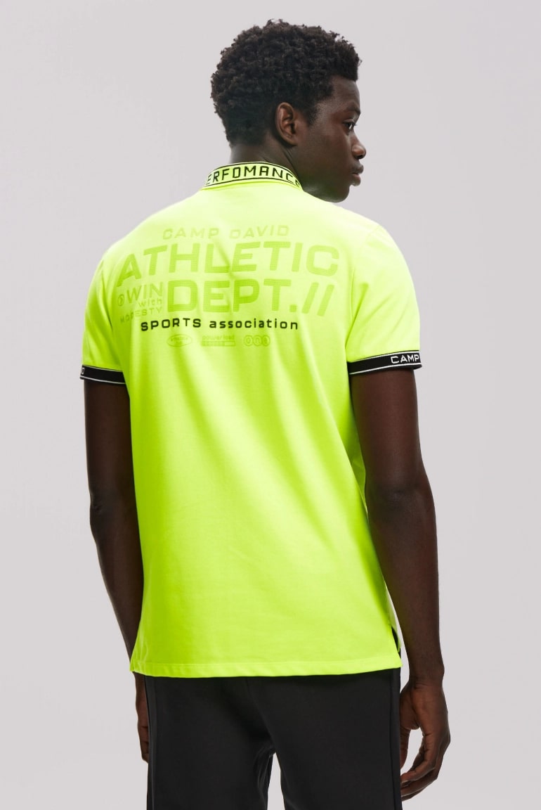 поло neon yellow