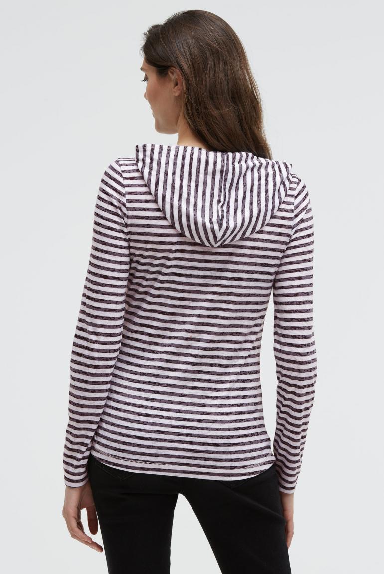 лонгслив ivory / black