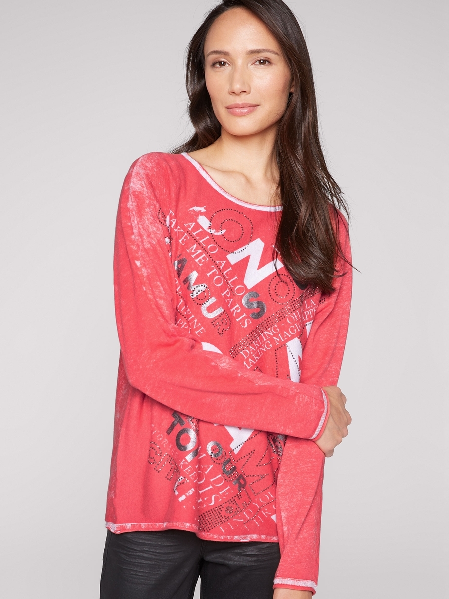 пуловер pure coral