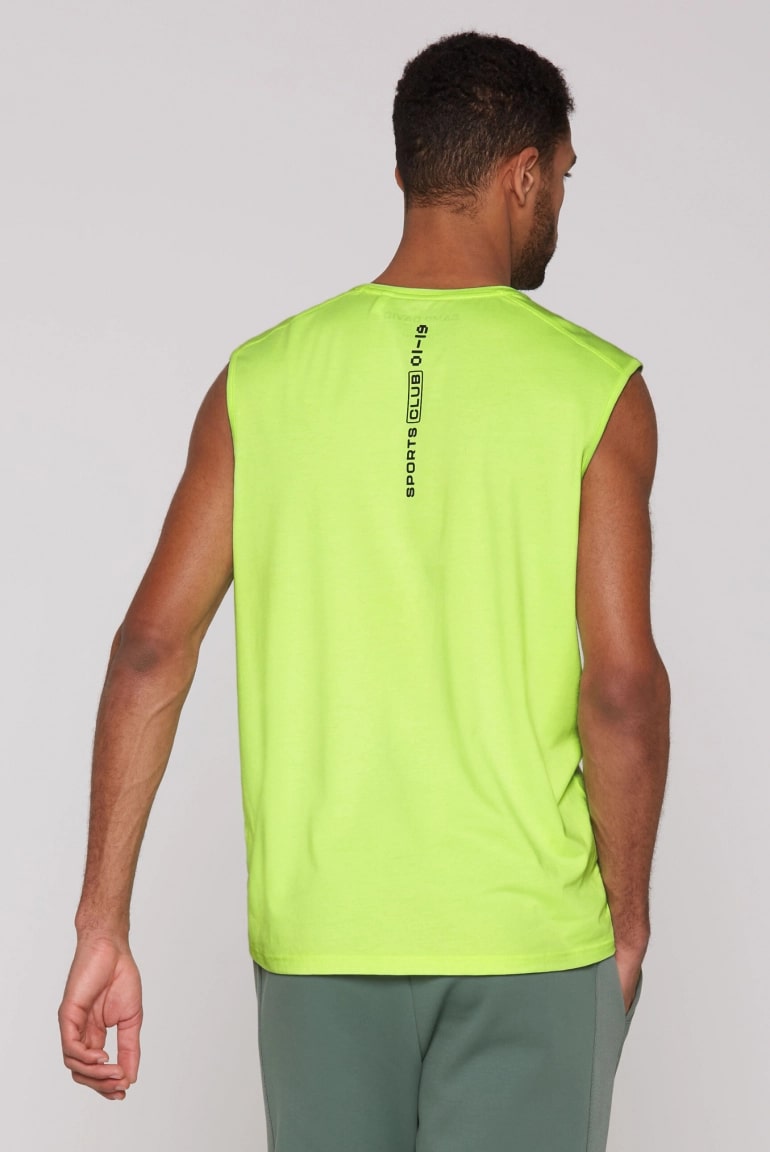 майка neon yellow
