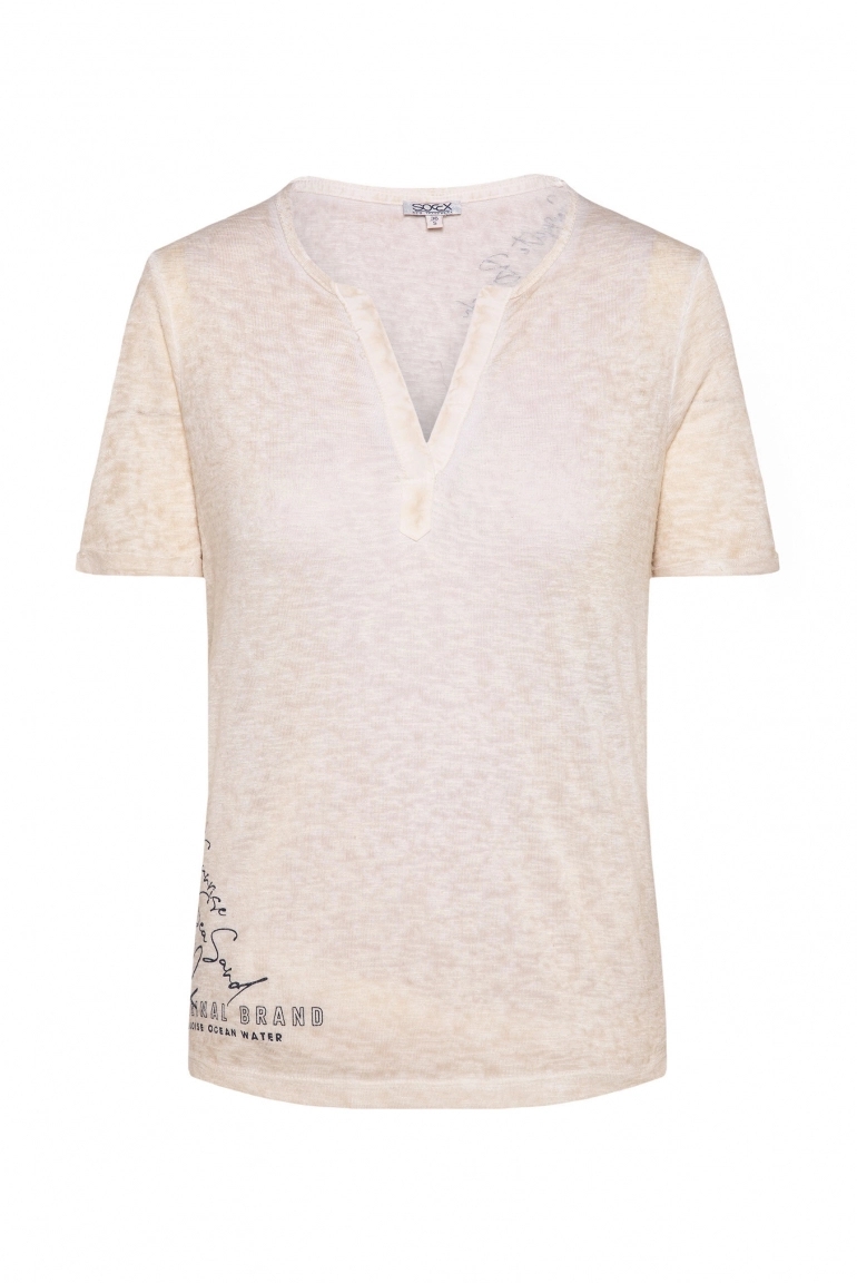 футболка milky beige
