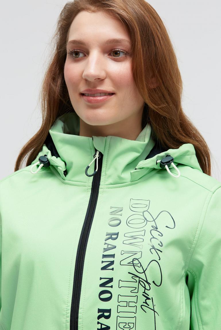 куртка softshel milky green