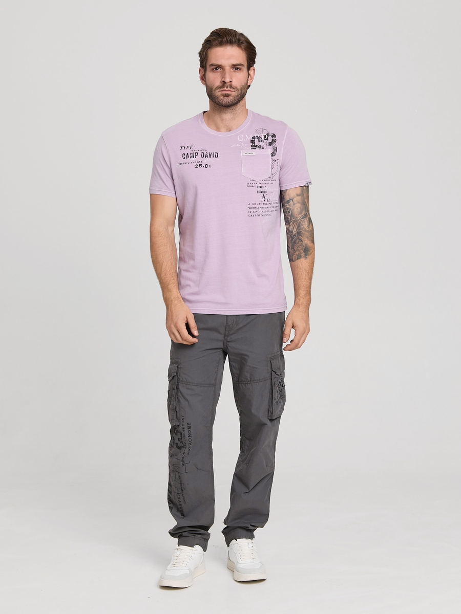футболка GOTS 100% french violet
