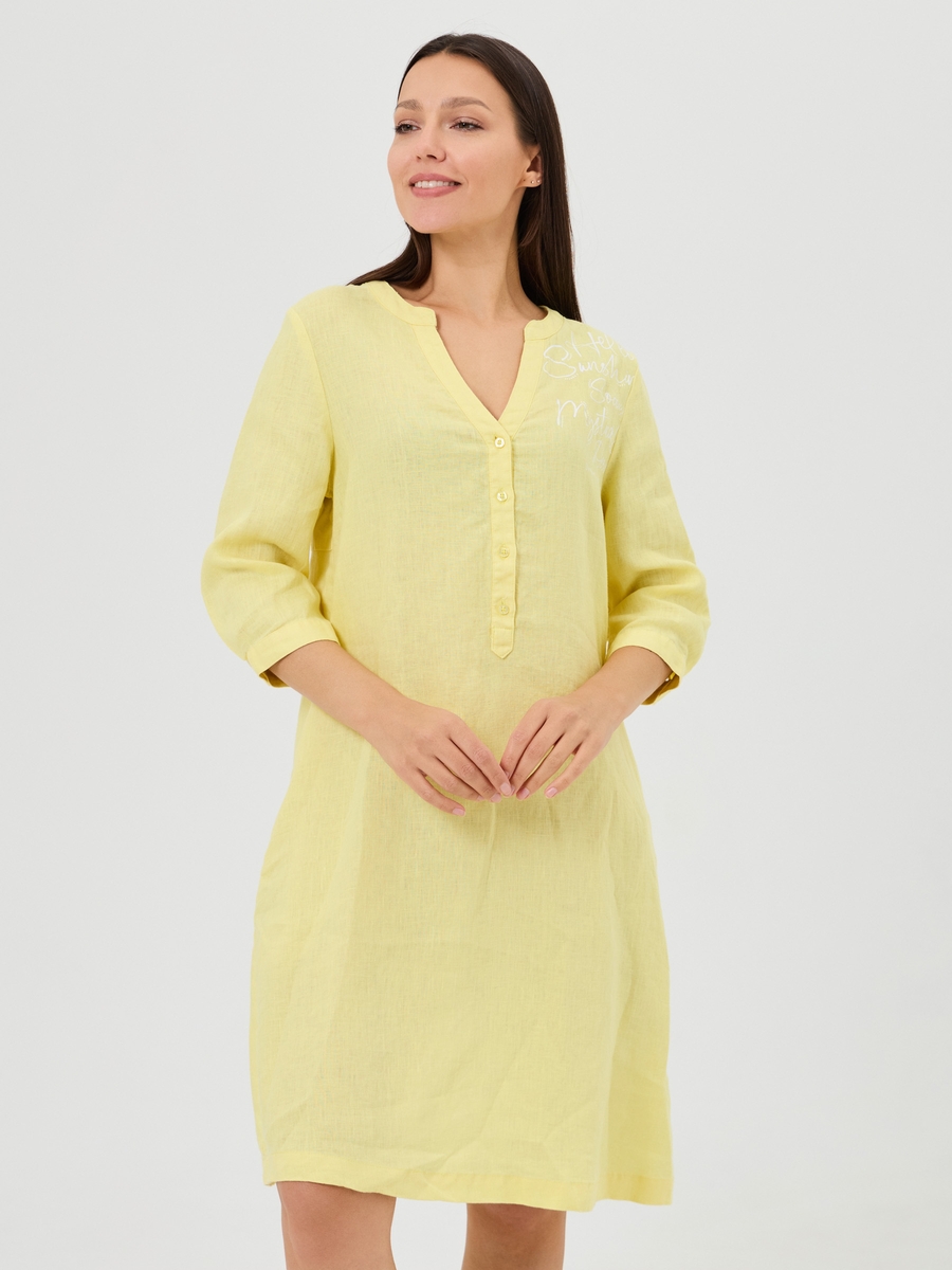 платье faded yellow